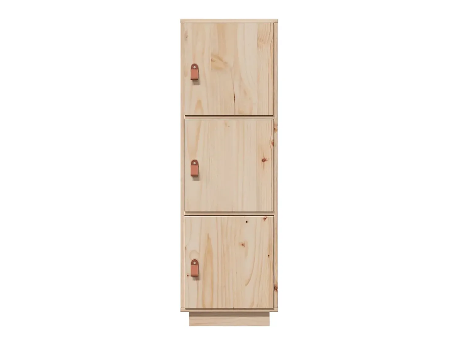 Aparador buffet cómoda armario mueble organizador cocina salón salón alto 34 x 40 x 108,5 cm madera maciza de pino marrón 02_0032185