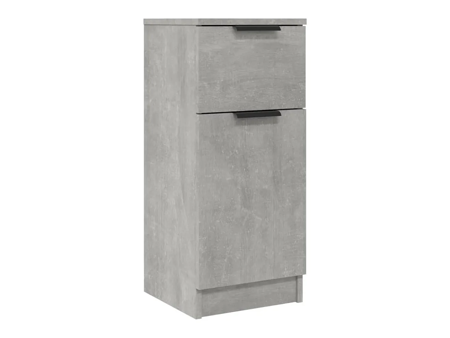 Aparador buffet cómoda armario mueble organizador cocina salón salón juego de 2 30 x 30 x 70 cm madera contrachapada gris 02_0036844