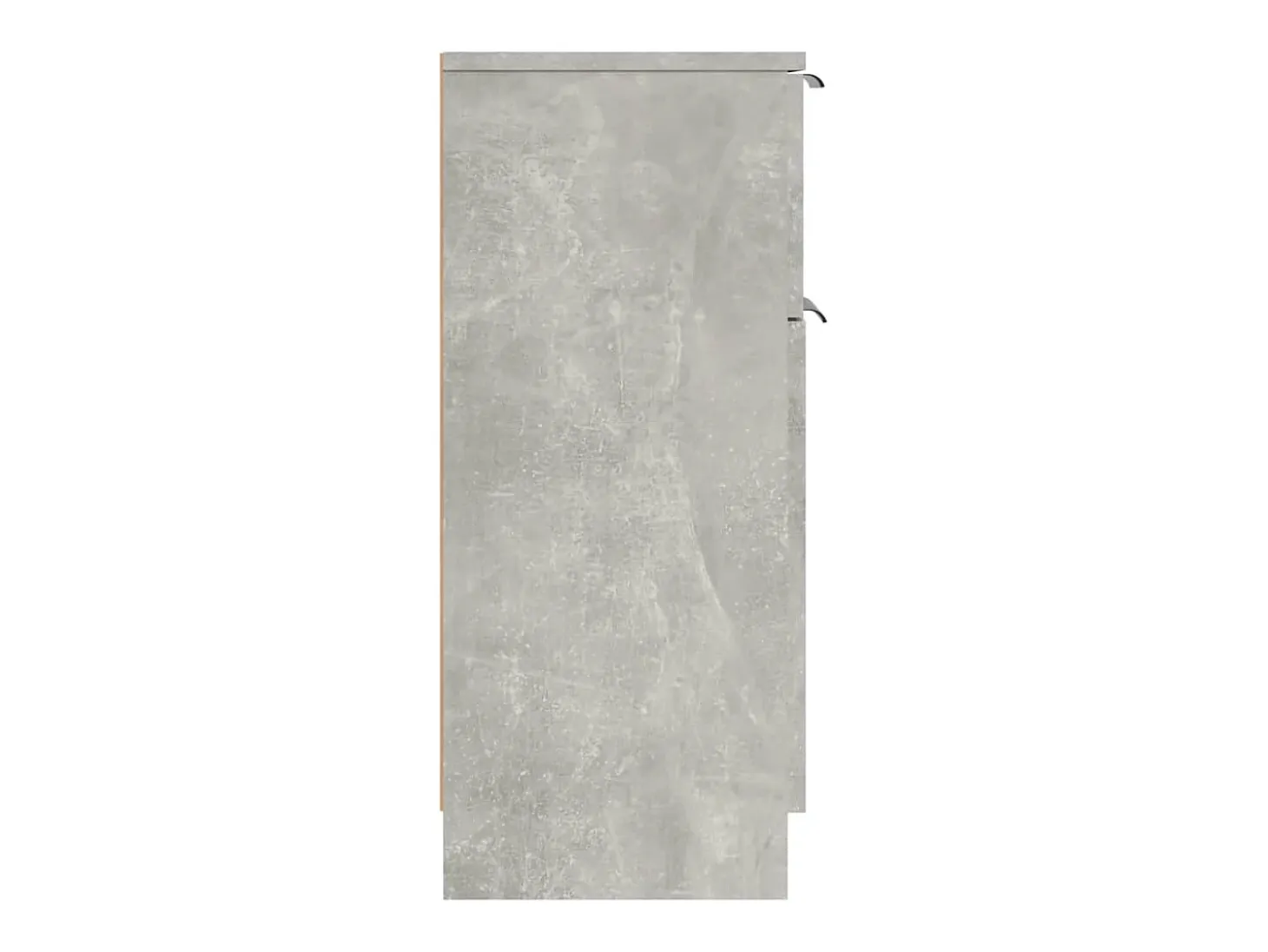 Aparador buffet cómoda armario mueble organizador cocina salón salón juego de 2 30 x 30 x 70 cm madera contrachapada gris 02_0036844