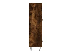 Aparador buffet cómoda armario mueble organizador cocina salón salón alto 69,5 x 31 x 115 cm madera contrachapada marrón 02_0033398