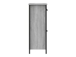 Aparador buffet cómoda armario unidad de almacenamiento organizador cocina salón salonsonoma 70 x 30 x 80 cm madera contrachapada gris 02_0036501