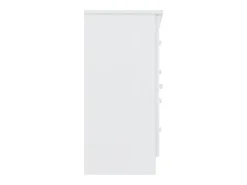Aparador buffet cómoda armario unidad de almacenamiento organizador cocina salón salón 77 x 35 x 73 cm madera maciza de pino blanco 02_0029681