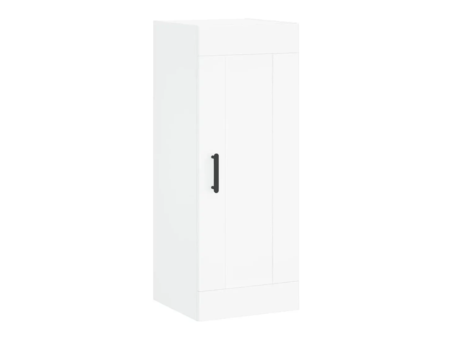 Aparador buffet cómoda armario mueble organizador cocina salón salón alto 34,5 x 34 x 180 cm madera contrachapada blanco 02_0032348