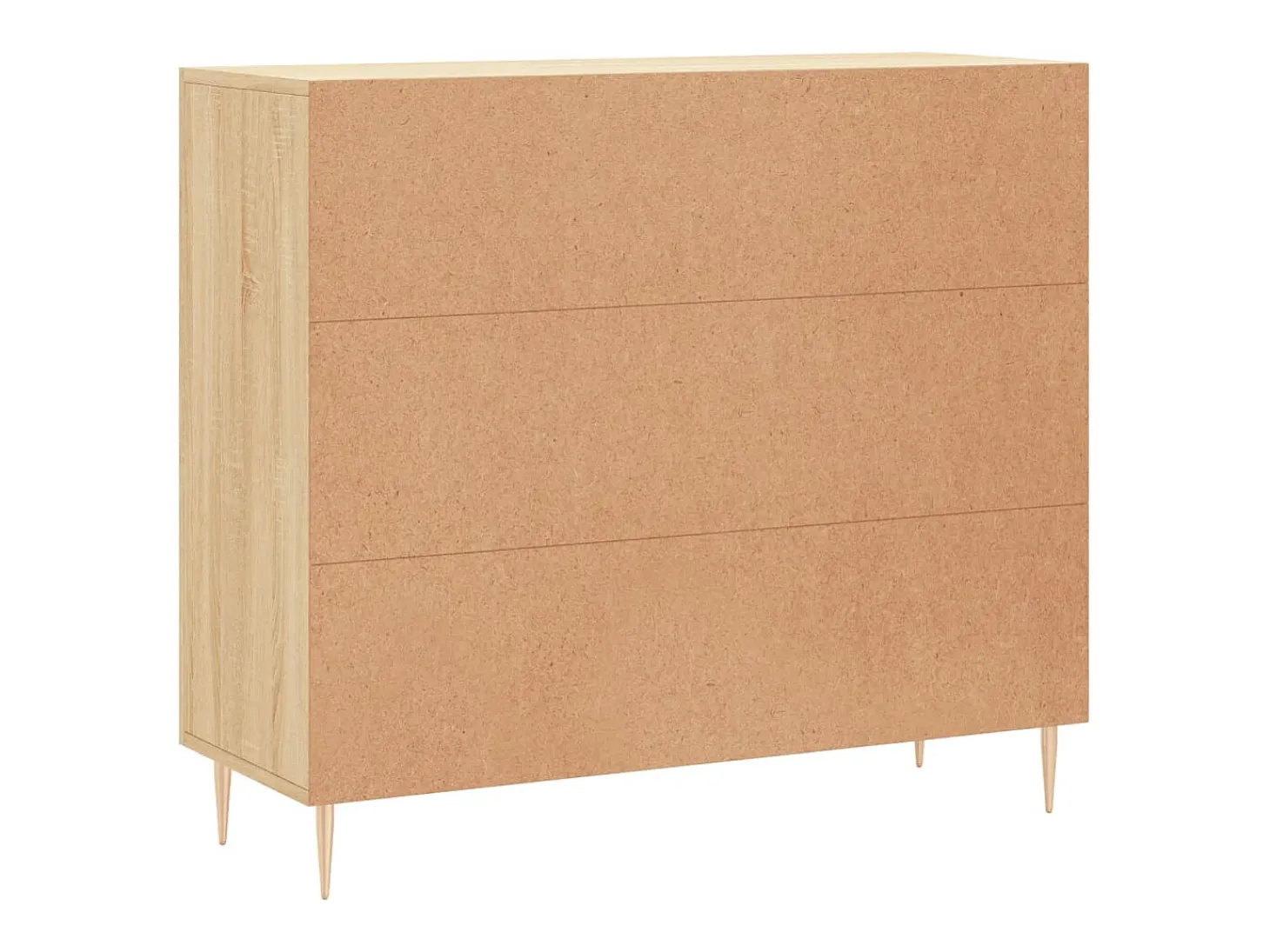 Aparador buffet cómoda armario unidad de almacenamiento organizador cocina salón salón Sonoma 90 x 34 x 80 cm madera contrachapada marrón 02_0031736