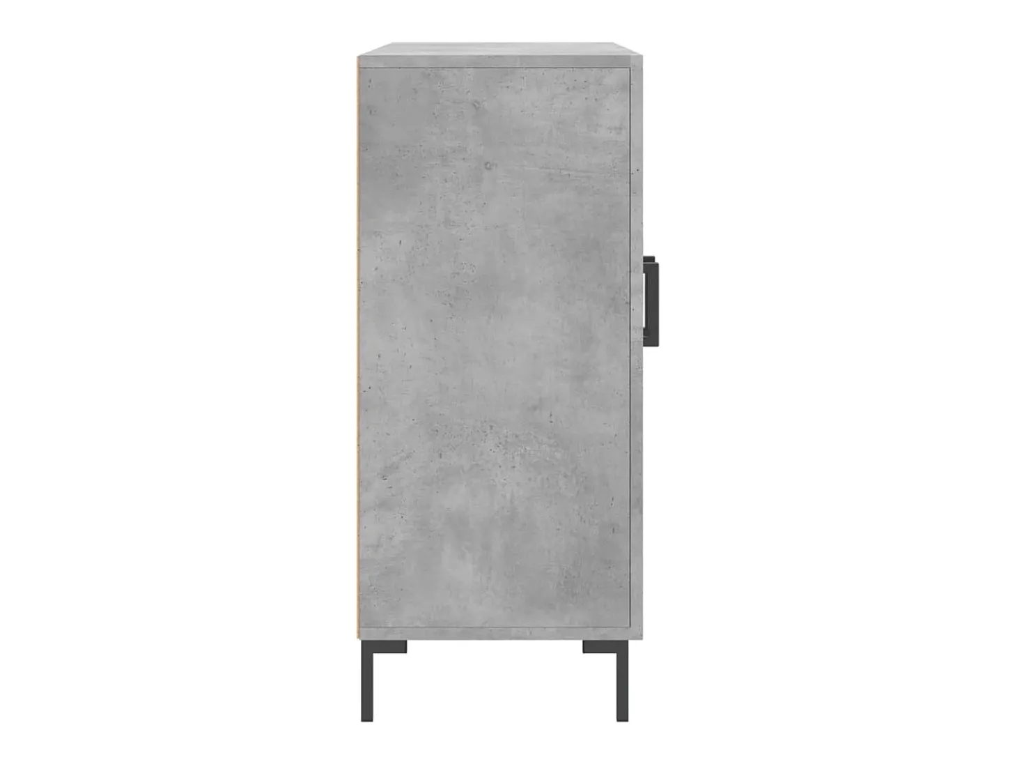 Aparador buffet cómoda armario mueble organizador cocina salón salón 90 x 34 x 80 cm madera contrachapada gris 02_0032123