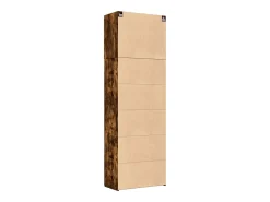 Aparador buffet cómoda armario mueble organizador cocina salón salón alto 80 x 42,5 x 249 cm madera contrachapada marrón 02_0033565