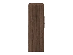 Aparador buffet cómoda armario mueble organizador cocina salón salón alto 45 x 42,5 x 124 cm madera contrachapada marrón 02_0033720