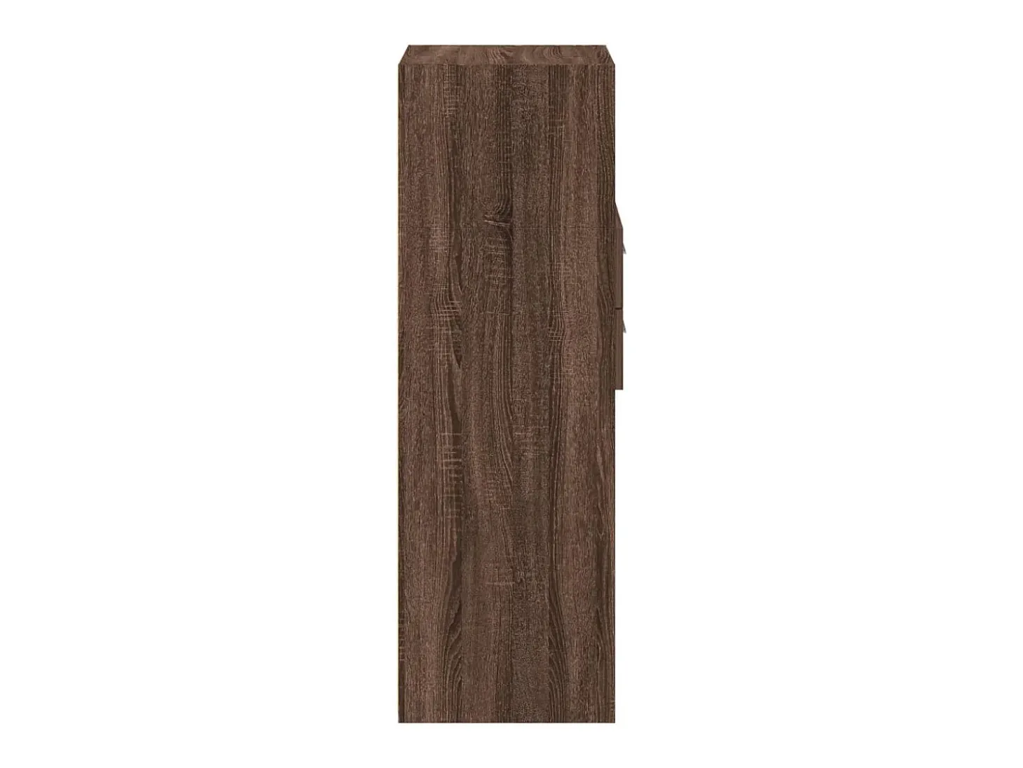 Aparador buffet cómoda armario mueble organizador cocina salón salón alto 45 x 42,5 x 124 cm madera contrachapada marrón 02_0033720
