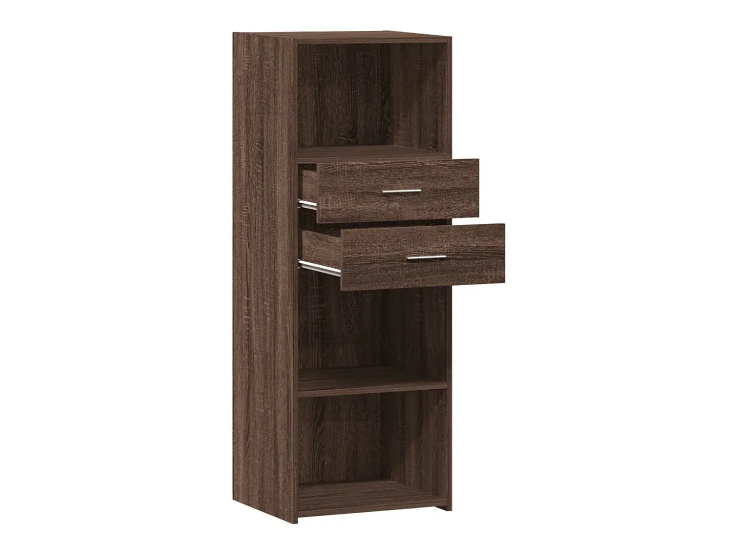 Aparador buffet cómoda armario mueble organizador cocina salón salón alto 45 x 42,5 x 124 cm madera contrachapada marrón 02_0033720