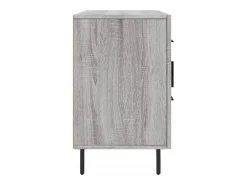 Aparador buffet cómoda armario unidad de almacenamiento organizador cocina salón salonsonoma 100 x 36 x 60 cm madera contrachapada gris 02_0036257