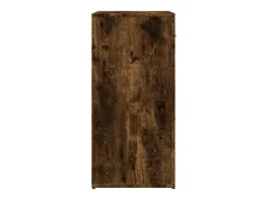 Aparador buffet cómoda armario mueble organizador cocina salón salón juego de 2 79 x 38 x 80 cm madera contrachapada marrón 02_0036749