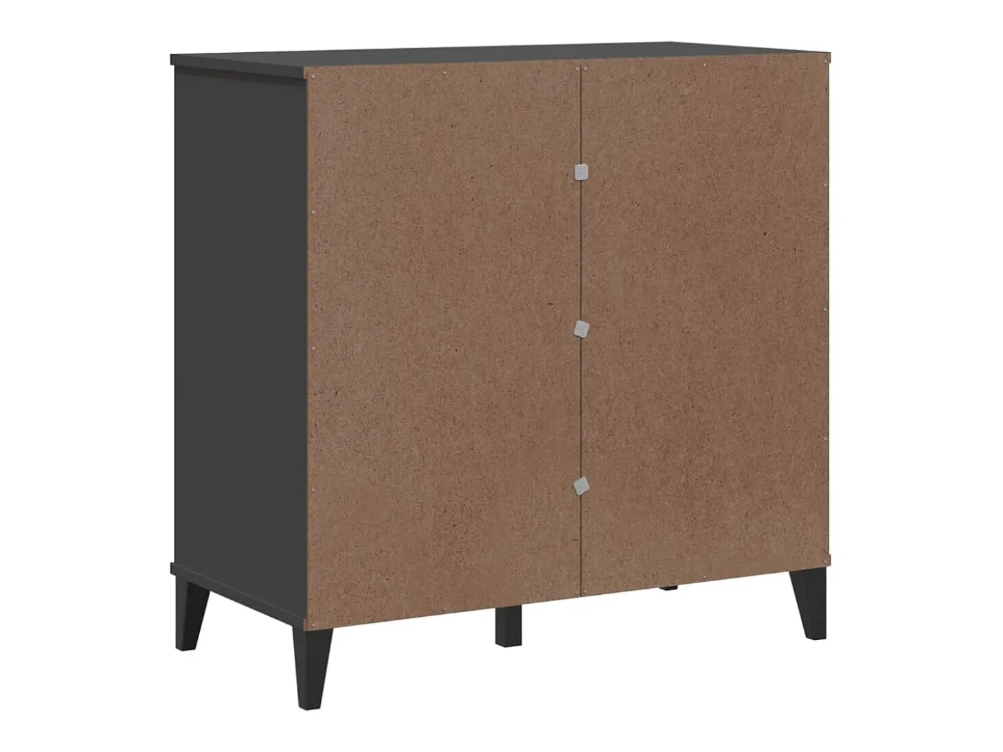 Aparador buffet cómoda armario mueble organizador cocina salón salón 80 x 40 x 80 cm madera contrachapada antracita 02_0036626