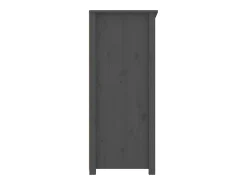 Aparador buffet cómoda armario mueble organizador cocina salón salón 83 x 41,5 x 100 cm madera maciza de pino gris 02_0031807
