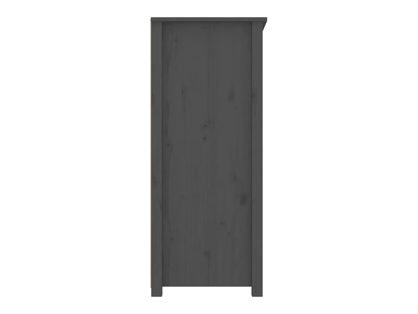 Aparador buffet cómoda armario mueble organizador cocina salón salón 83 x 41,5 x 100 cm madera maciza de pino gris 02_0031807