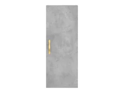 Aparador buffet cómoda armario mueble organizador cocina salón salón alto 34,5 x 34 x 180 cm madera contrachapada gris 02_0034273