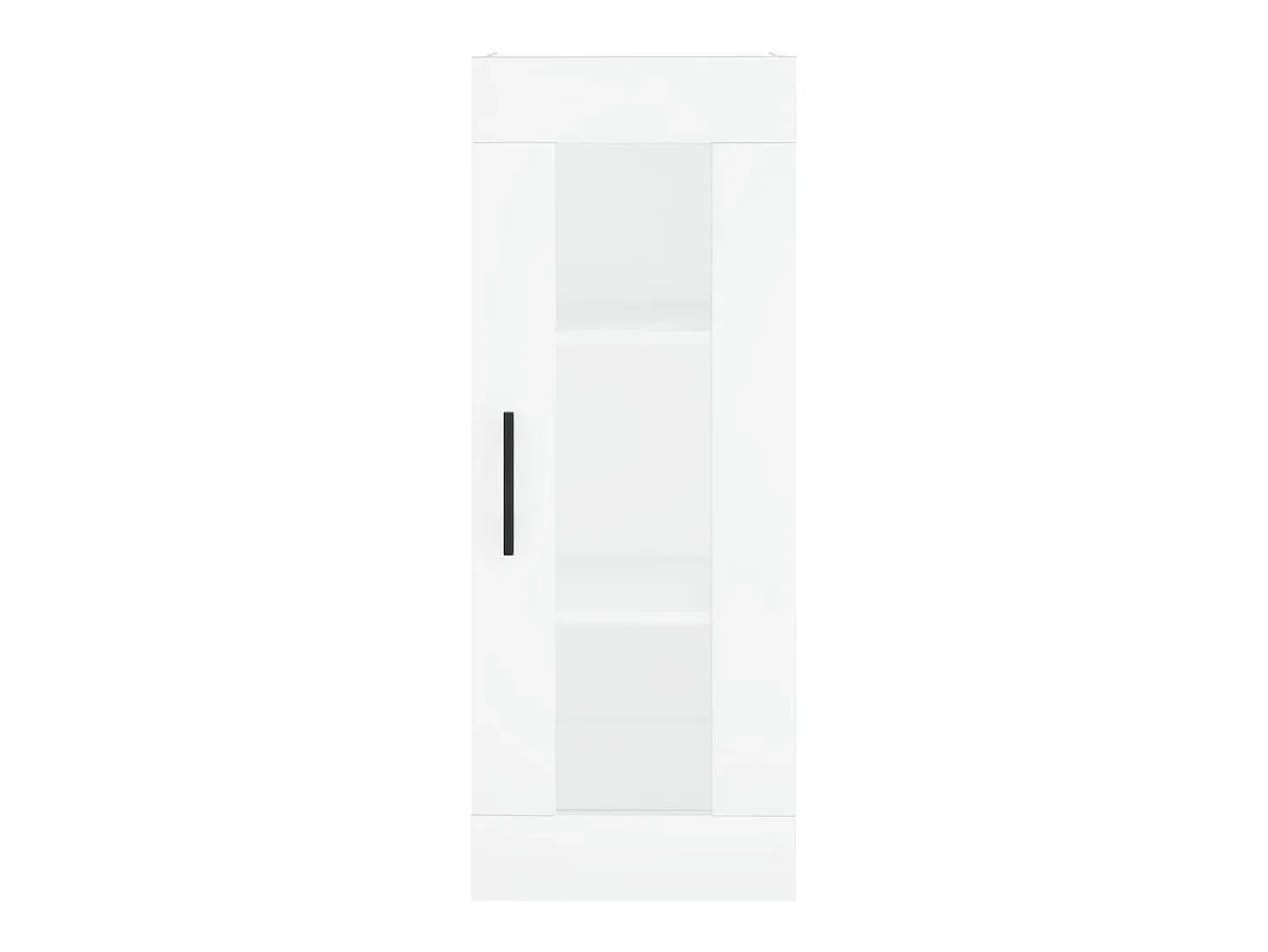 Aparador buffet cómoda armario mueble organizador cocina salón salón alto 34,5 x 34 x 180 cm madera contrachapada blanco 02_0032378