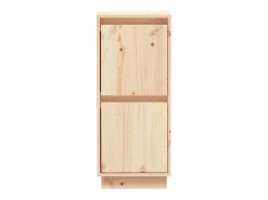 Aparador buffet cómoda armario mueble organizador cocina salón salón juego de 2 31,5 x 34 x 75 cm madera maciza de pino marrón 02_0036635
