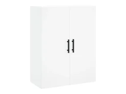 Aparador buffet cómoda armario mueble organizador cocina salón salón alto 69,5 x 34 x 180 cm madera contrachapada blanco 02_0032549