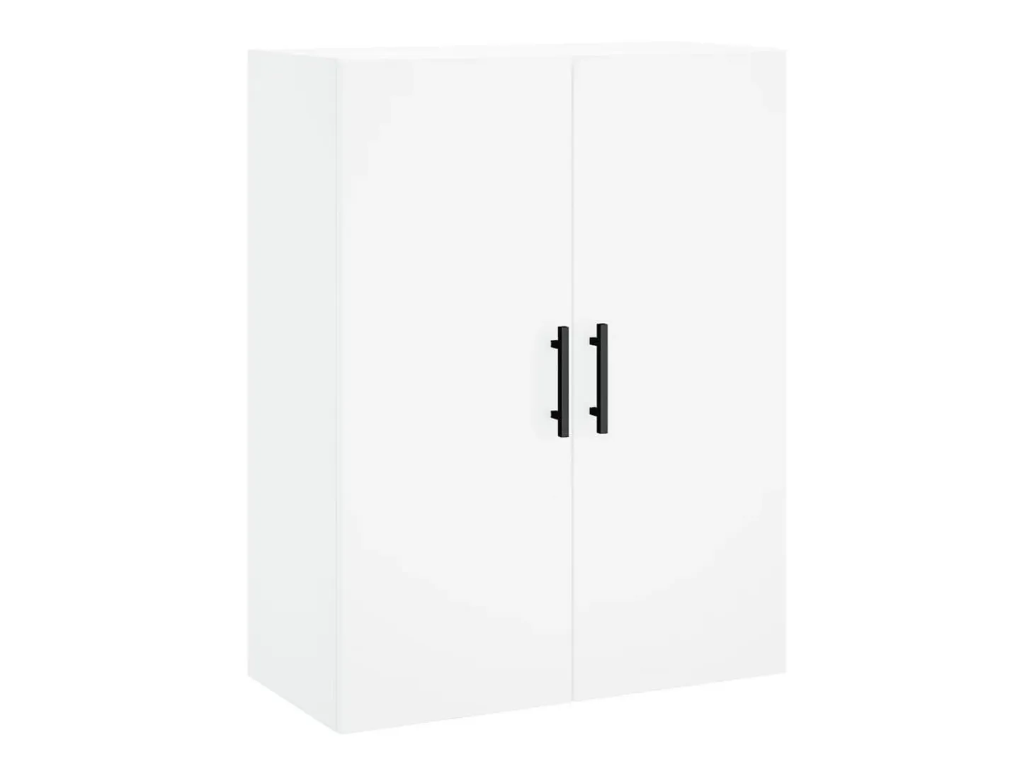 Aparador buffet cómoda armario mueble organizador cocina salón salón alto 69,5 x 34 x 180 cm madera contrachapada blanco 02_0032549