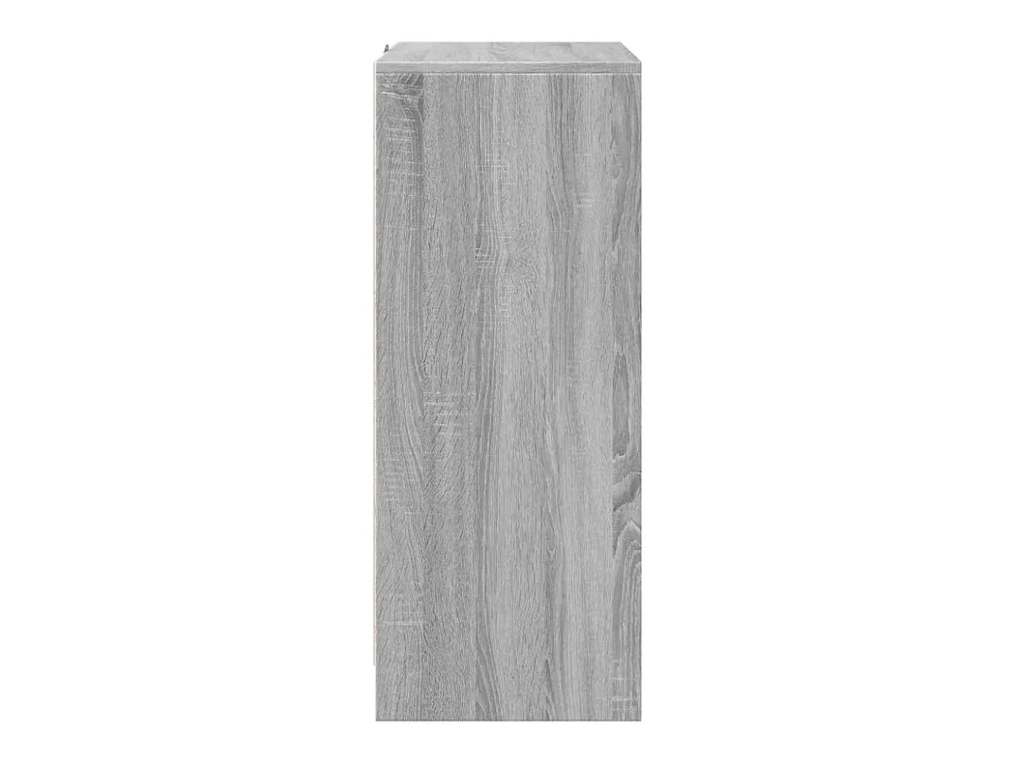 Aparador buffet cómoda armario mueble organizador cocina salón salón con Sonoma LED 77 x 34 x 85 cm madera contrachapada gris 02_0029824