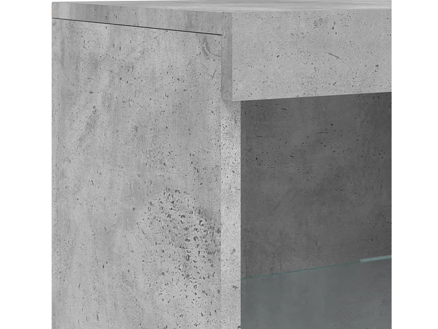 Aparador buffet cómoda armario mueble organizador cocina salón salón con luces LED 41 x 37 x 100 cm gris 02_0029997