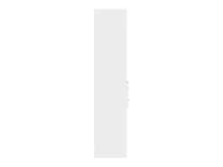 Aparador buffet cómoda armario mueble organizador cocina salón salón alto 30 x 42,5 x 185 cm madera contrachapada blanco 02_0032256