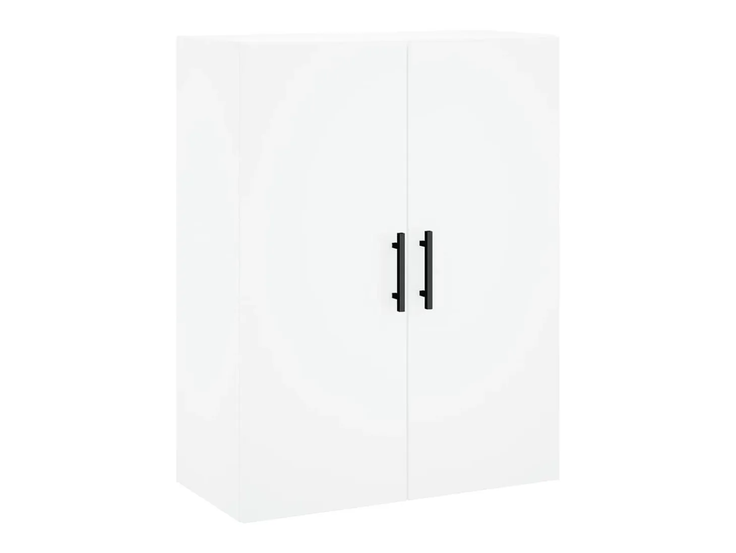 Aparador buffet cómoda armario mueble organizador cocina salón salón alto 69,5 x 34 x 180 cm madera contrachapada blanco 02_0032544