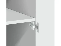 Aparador buffet cómoda armario mueble organizador cocina salón salón alto 70 x 42,5 x 185 cm madera contrachapada blanco 02_0032766