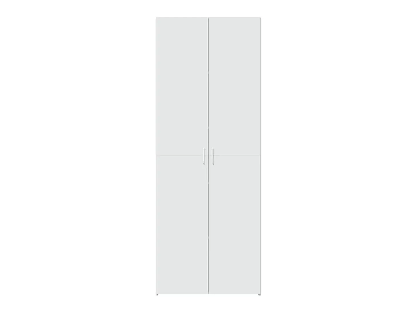 Aparador buffet cómoda armario mueble organizador cocina salón salón alto 70 x 42,5 x 185 cm madera contrachapada blanco 02_0032766
