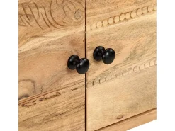 Aparador buffet cómoda armario mueble organizador cocina salón salón 115 x 35 x 75 cm madera maciza de acacia marrón 02_0029527