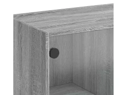 Aparador buffet cómoda armario unidad de almacenamiento organizador cocina salón salonsonoma 102 x 37 x 75,5 cm madera contrachapada gris 02_0036271