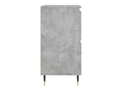 Aparador buffet cómoda armario mueble organizador cocina salón salón 3 piezas madera contrachapada gris 02_0037136