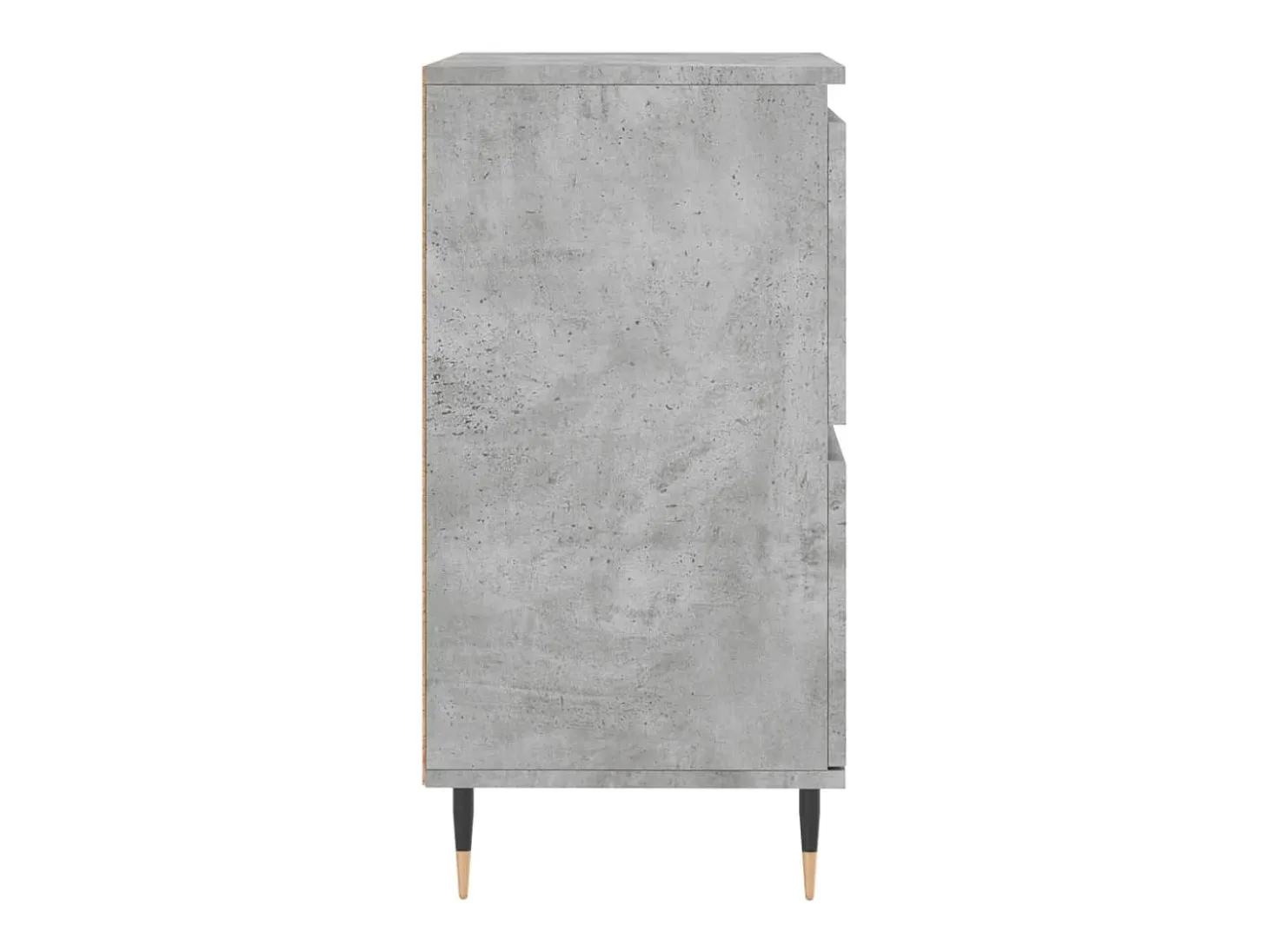 Aparador buffet cómoda armario mueble organizador cocina salón salón 3 piezas madera contrachapada gris 02_0037136