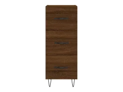 Aparador buffet cómoda armario mueble organizador cocina salón salón 34,5 x 34 x 90 cm madera contrachapada marrón 02_0031220