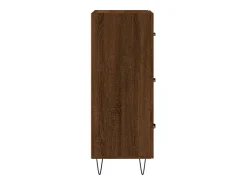 Aparador buffet cómoda armario mueble organizador cocina salón salón 34,5 x 34 x 90 cm madera contrachapada marrón 02_0031220