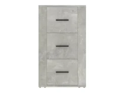 Aparador buffet cómoda armario mueble organizador cocina salón salón 40 x 33 x 70 cm madera contrachapada gris 02_0031925