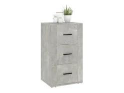 Aparador buffet cómoda armario mueble organizador cocina salón salón 40 x 33 x 70 cm madera contrachapada gris 02_0031925