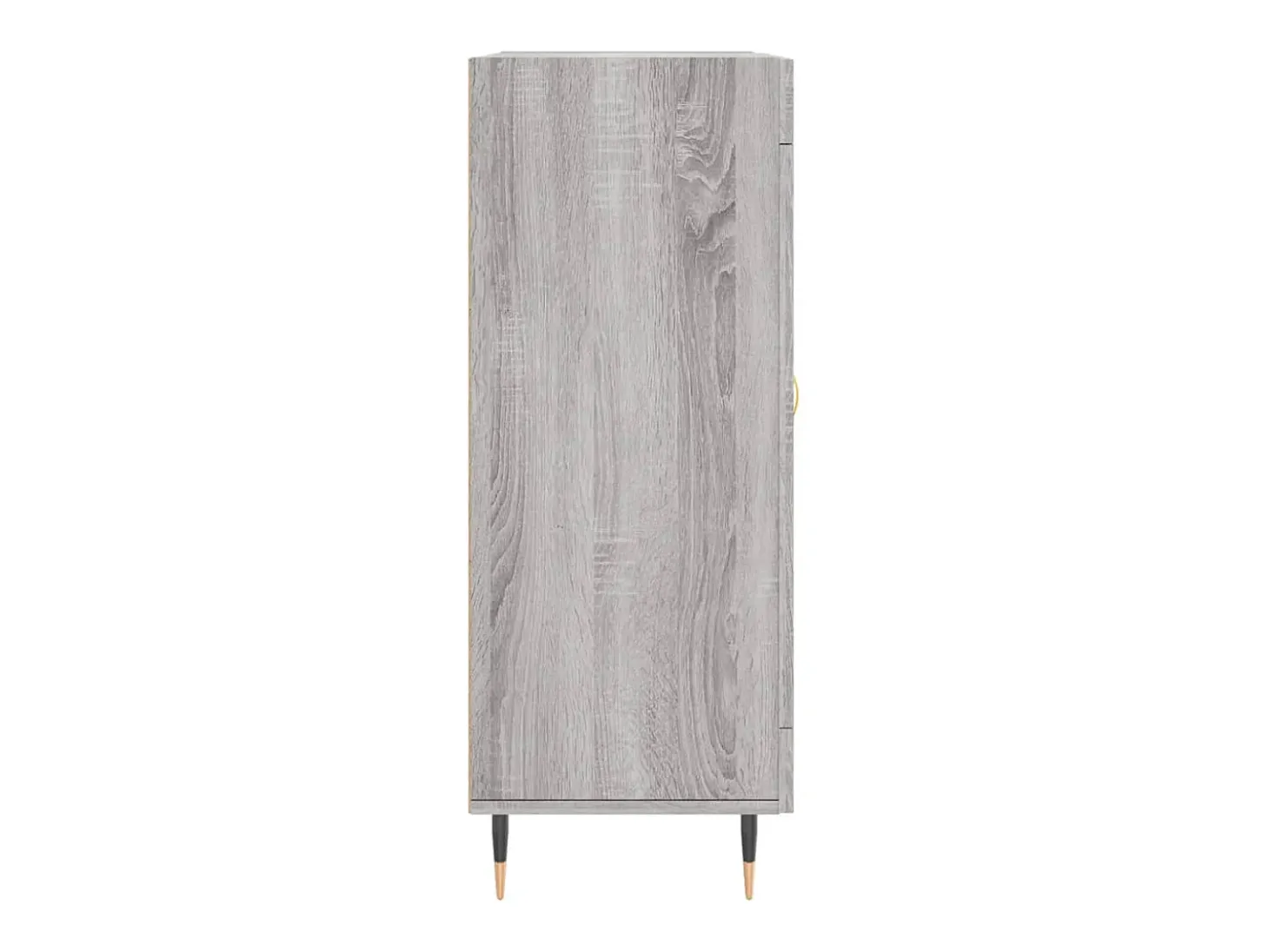 Aparador buffet cómoda armario unidad de almacenamiento organizador cocina salón salón Sonoma 69,5 x 34 x 90 cm madera contrachapada gris 02_0036453