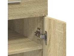 Aparador buffet cómoda armario unidad de almacenamiento organizador cocina salón salón Sonoma 80 x 42,5 x 93 cm madera contrachapada marrón 02_0031724