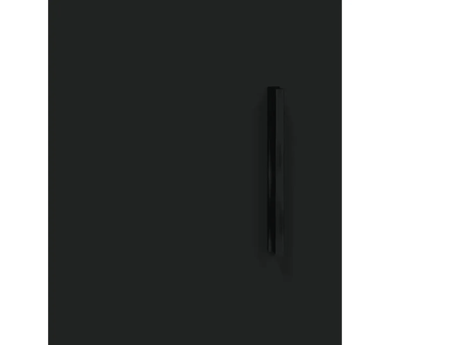 Aparador buffet cómoda armario mueble organizador cocina salón salón 34,5 x 34 x 90 cm madera contrachapada negra 02_0035886