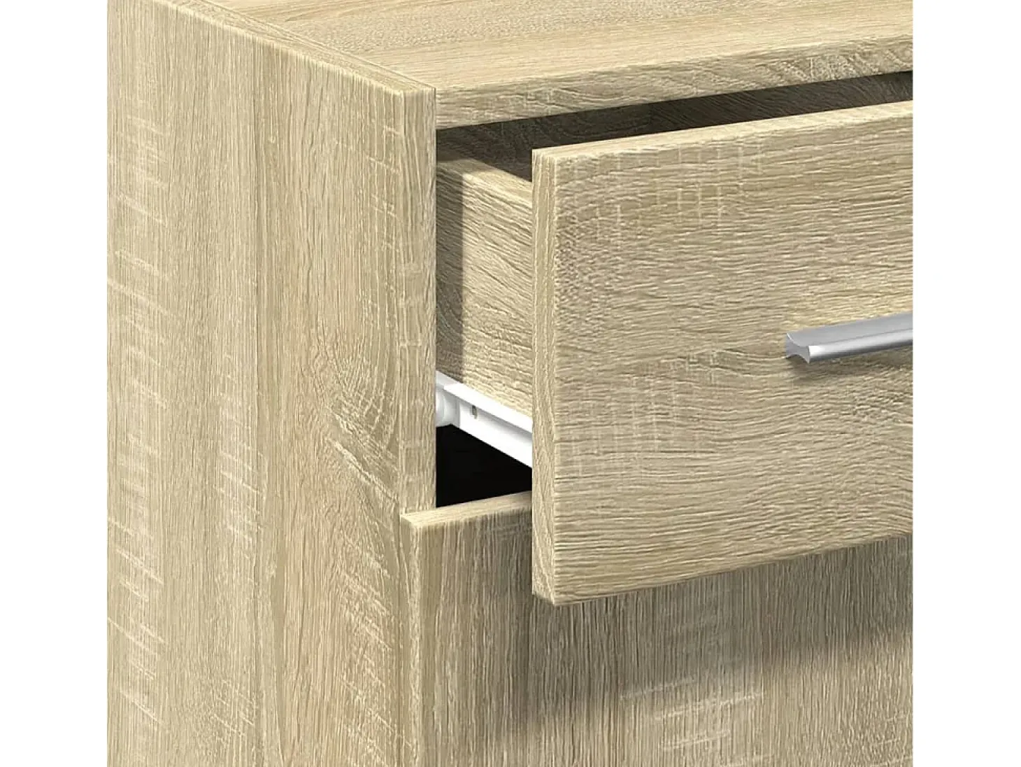 Aparador buffet cómoda armario unidad de almacenamiento organizador cocina salón salón Sonoma 30 x 42,5 x 93 cm madera contrachapada marrón 02_0031504