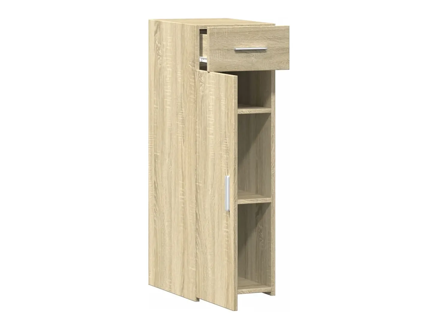 Aparador buffet cómoda armario unidad de almacenamiento organizador cocina salón salón Sonoma 30 x 42,5 x 93 cm madera contrachapada marrón 02_0031504