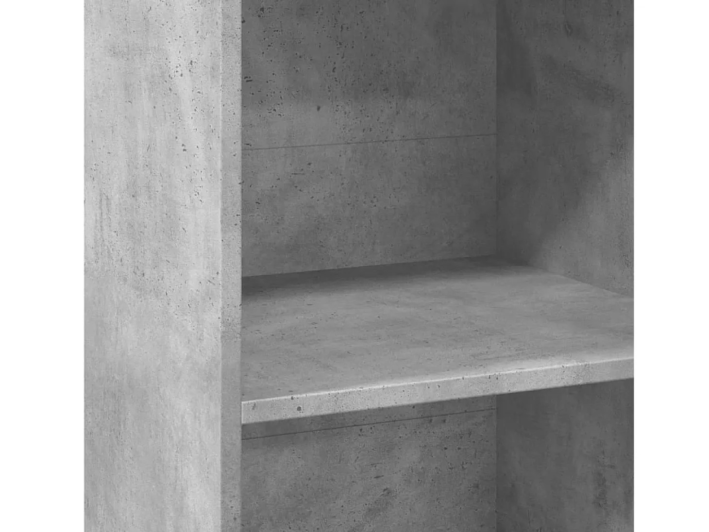 Aparador buffet cómoda armario mueble organizador cocina salón salón alto 45 x 41 x 124 cm madera contrachapada gris 02_0034441