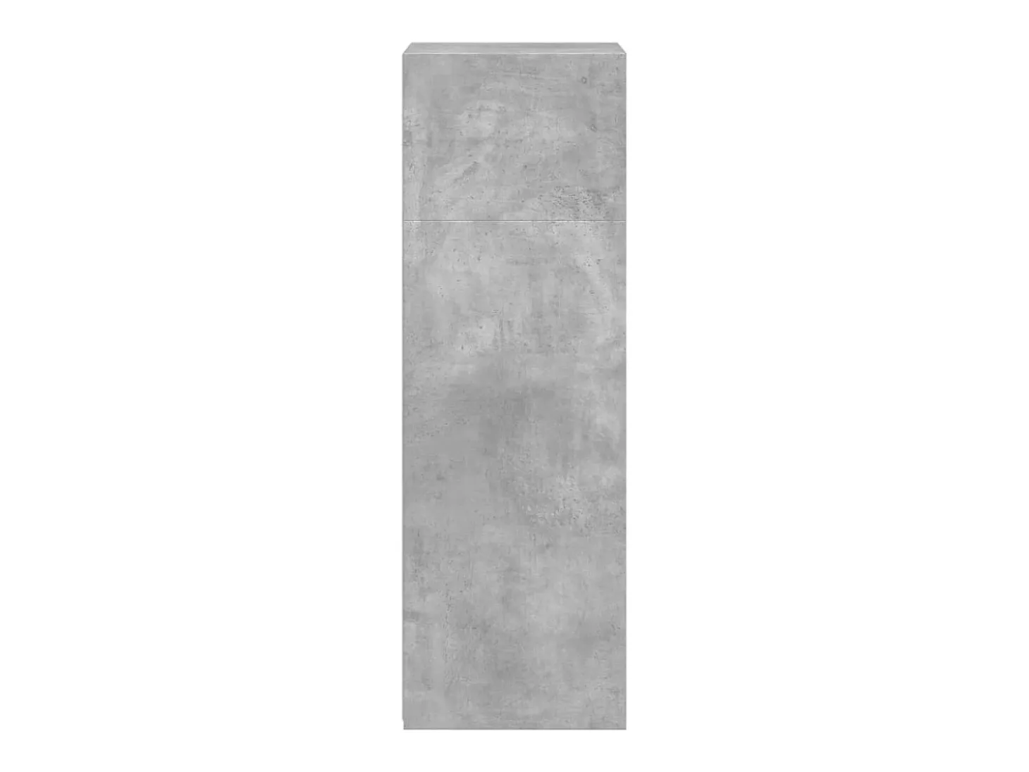 Aparador buffet cómoda armario mueble organizador cocina salón salón alto 45 x 41 x 124 cm madera contrachapada gris 02_0034441