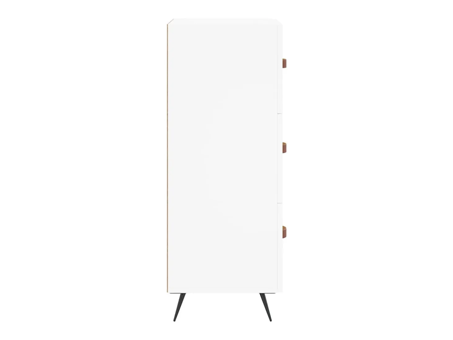 Aparador buffet cómoda armario mueble organizador cocina salón salón 34,5 x 34 x 90 cm madera contrachapada blanco 02_0030266