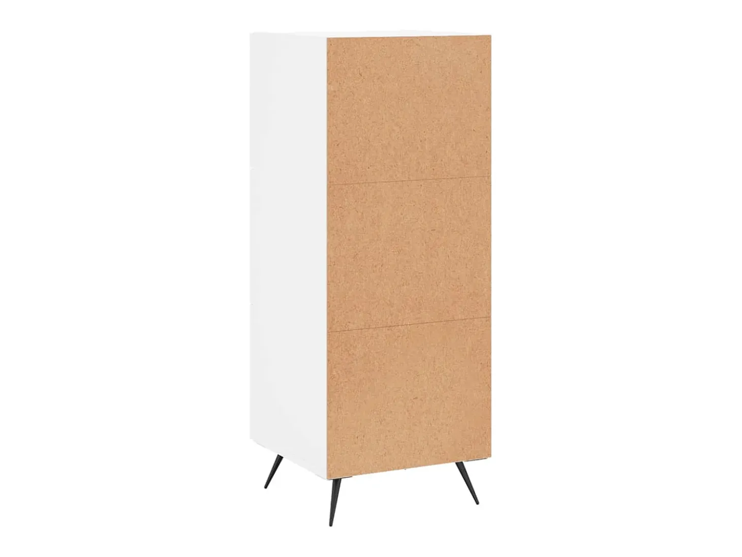 Aparador buffet cómoda armario mueble organizador cocina salón salón 34,5 x 34 x 90 cm madera contrachapada blanco 02_0030266