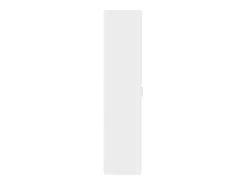 Aparador buffet cómoda armario mueble organizador cocina salón salón alto 30 x 42,5 x 185 cm madera contrachapada blanco 02_0032255
