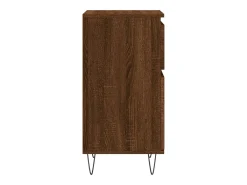 Aparador buffet cómoda armario mueble organizador cocina salón salón juego de 2 40 x 35 x 70 cm madera contrachapada marrón 02_0036764