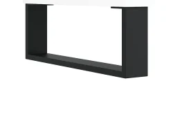 Aparador buffet cómoda armario mueble organizador cocina salón brillante 34,5 x 34 x 90 cm madera contrachapada blanco 02_0030633