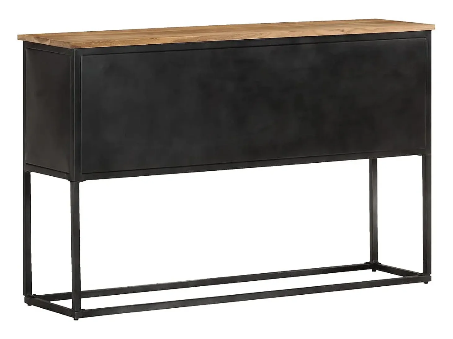 Aparador buffet cómoda armario mueble organizador cocina salón salón 120 x 30 x 75 cm madera maciza de acacia marrón 02_0029537